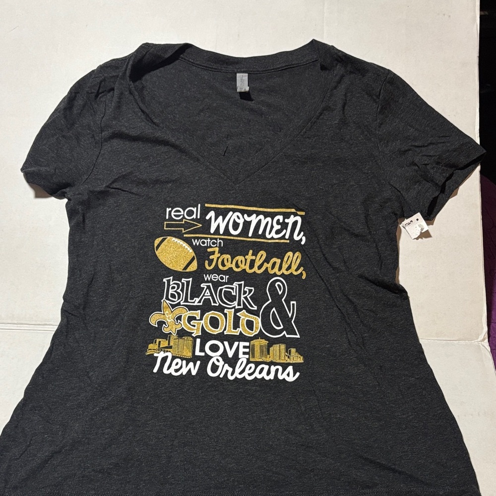 Women's New Orleans Saints, football Graphic Tee